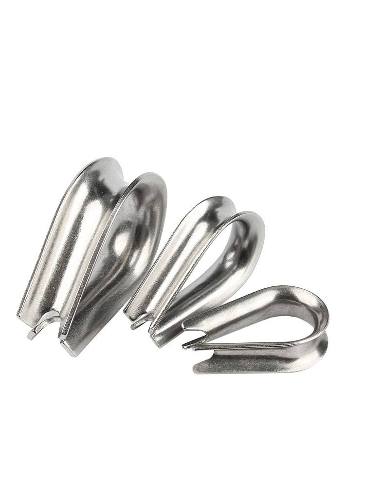 304 stainless steel wire rope cover protective sleeve triangular rings boasting sheep's eye chicken heart ring M2M3M4M5M6M8M24