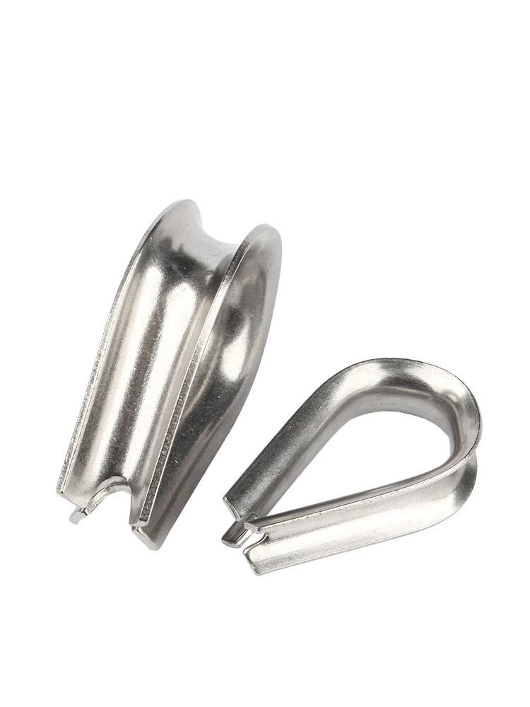 304 stainless steel wire rope cover protective sleeve triangular rings boasting sheep's eye chicken heart ring M2M3M4M5M6M8M24