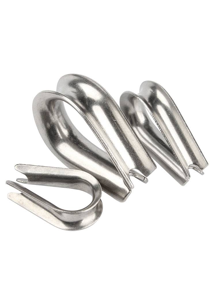 304 stainless steel wire rope cover protective sleeve triangular rings boasting sheep's eye chicken heart ring M2M3M4M5M6M8M24