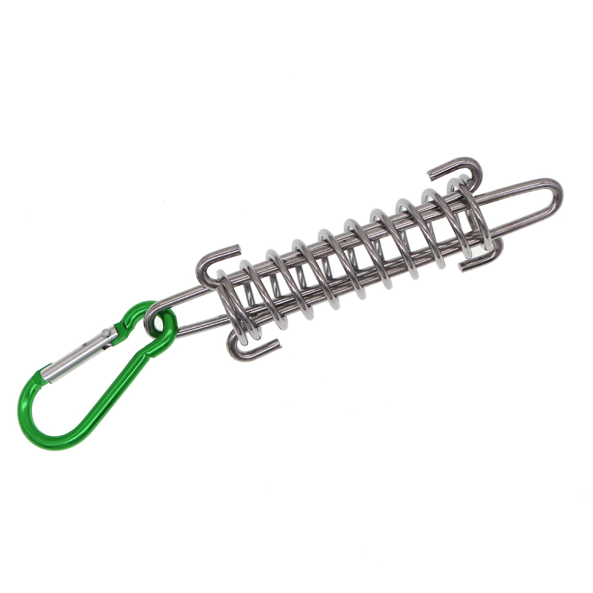 Pet dog traction rope explosion -proof pull spring 304 stainless steel buffer reduction dog chain spring canvas tent spring
