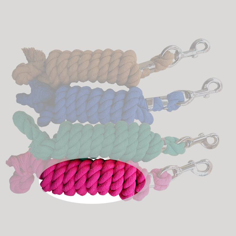 20 mm coarse color cotton thread, horsepower, soft, not easy to stand on electrostatic pet rope plus thick silver alloy hook