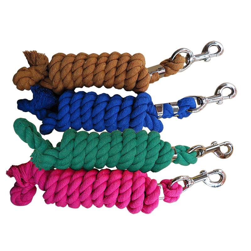 20 mm coarse color cotton thread, horsepower, soft, not easy to stand on electrostatic pet rope plus thick silver alloy hook