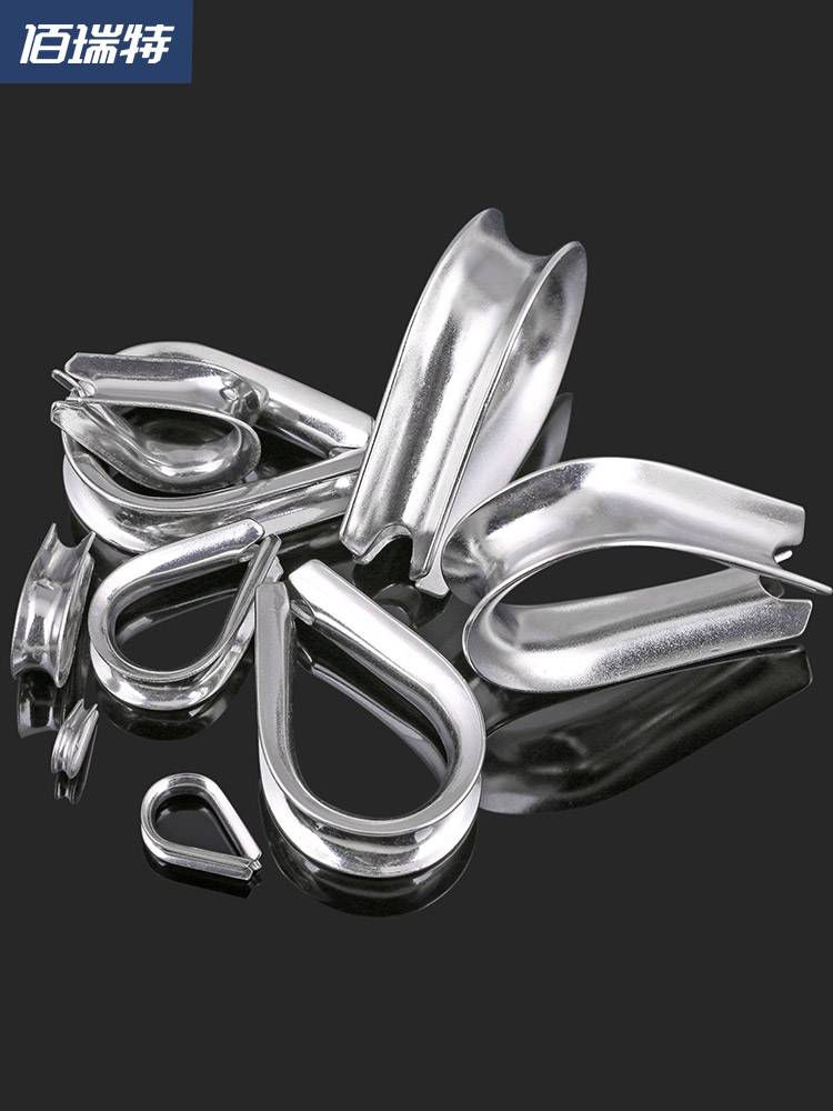 CHICKEN HEART RING WIRE CORD RING 304 STAINLESS STEEL RING TRIANGLE QUART CIRCLE M1.5M2M3M16