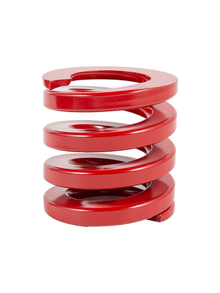 Red rectangular flat wire compressed high -temperature resistant TM powerful grinding equipment pressure spring high -strength import alloy steel mold spring
