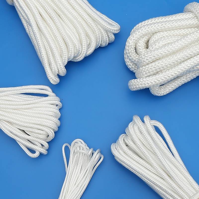 Nylon rope woven rope binding rope polyester rope flag rope drying rope greenhouse, plasticine rope car rope car rope decorative rope
