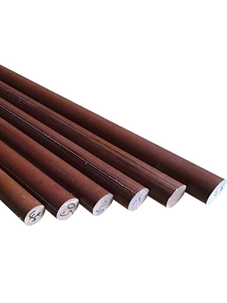 Glamor stick electric wooden stick as a gyroscope insulation rod stick phenolic cotton cloth cotton brown solid round stick