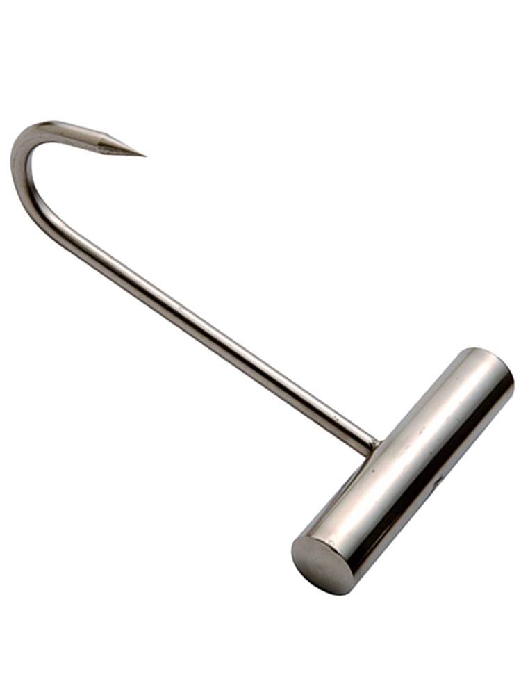 Pig Killing Dingzi Ding -shaped Hook Cement T -shaped pork hook Stainless Steel Hand Drag Hook Hook Hook Roasted Duck Hook Really