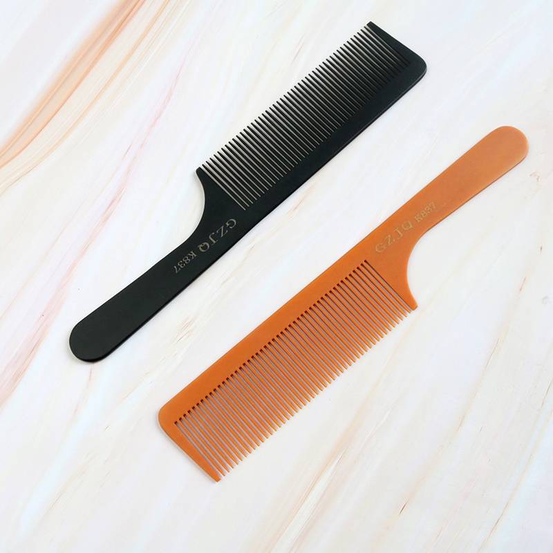 Hair salon professional hair cutting combing hair, flat head combed male apple comb, hair comb, ultra -thin electrical hairstyle stylist