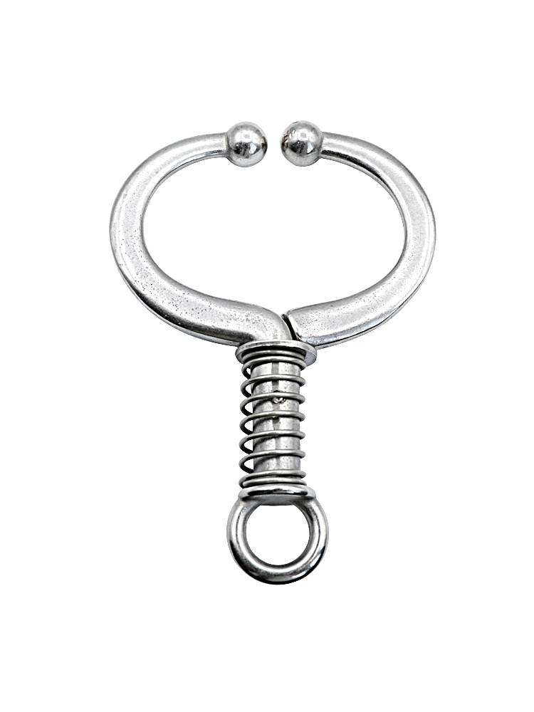 Bull nose ring cattle nose stainless steel cow nose clip steel rim pinch nasal bull raising equipment free punching and traction, nasal tongs