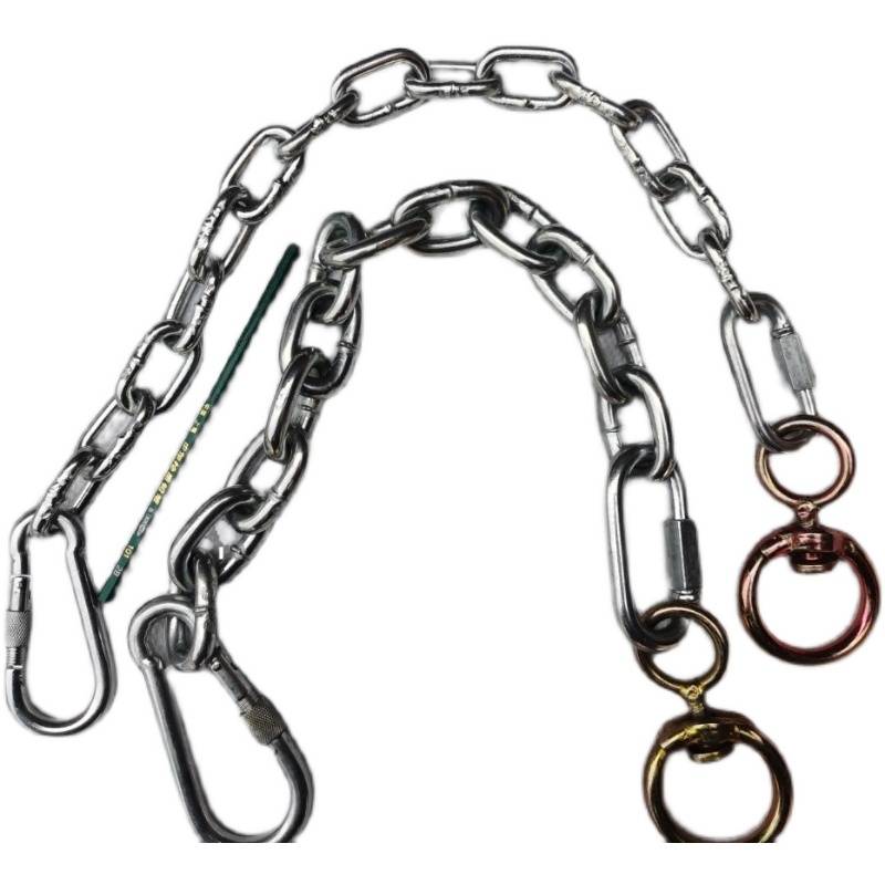 Tieye iron chain, fattening cow dedicated bold -shaped galvanized lock chain bolt sheep chain bolt dog chain iron chain tie rope