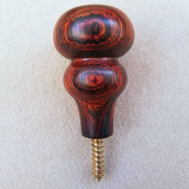 Rosewood Cover Head of Huanghuali Rosewood Cutus Ambarrel Old Potnespot Wood Accessories Round Head Armacoca Civilized Stickpad