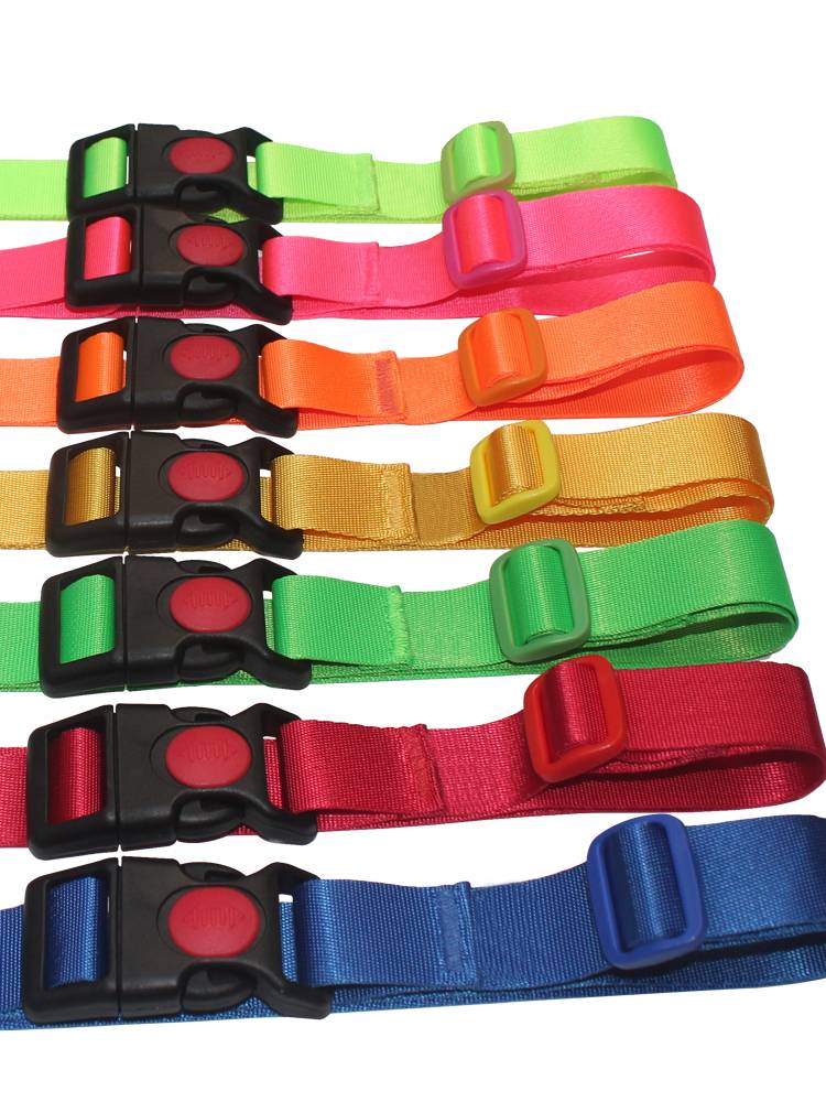 Swimming rod and fart belt double insurance buckle lock -lifting circle swimming ring float fixed strap safety rope strap