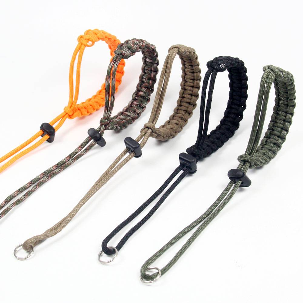 SLR strap microcodian wristband woven umbrella rope outdoor flash electric kettle hanging rope anti -defense off -hand rope