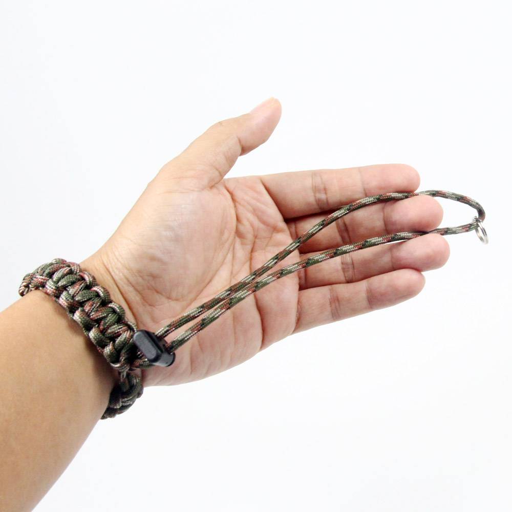 SLR strap microcodian wristband woven umbrella rope outdoor flash electric kettle hanging rope anti -defense off -hand rope