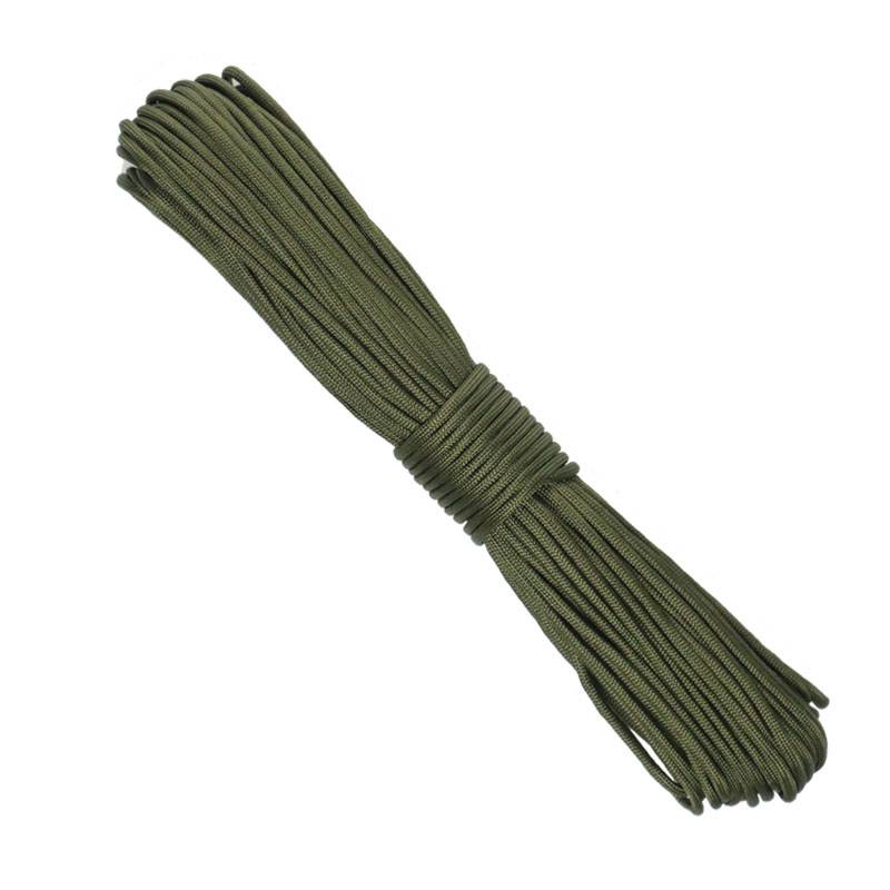 Outdoor Umbrella Rope 550 Military Regulations 4mm paratrooper Rope 9 core rescue bracelet landing on climbing rope clothes rope