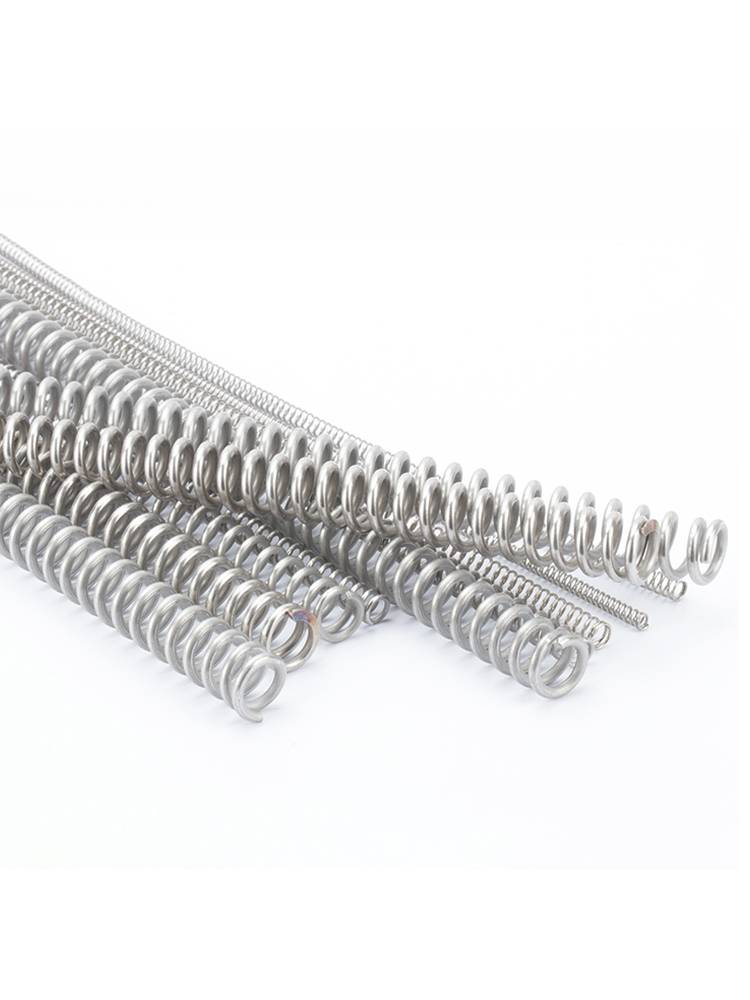 304 Stainless Steel Spring Shock Spring Compressing Research Bulk Yellow Soft Reception Pole with pressure spring is customized by 1/1.2/1.5