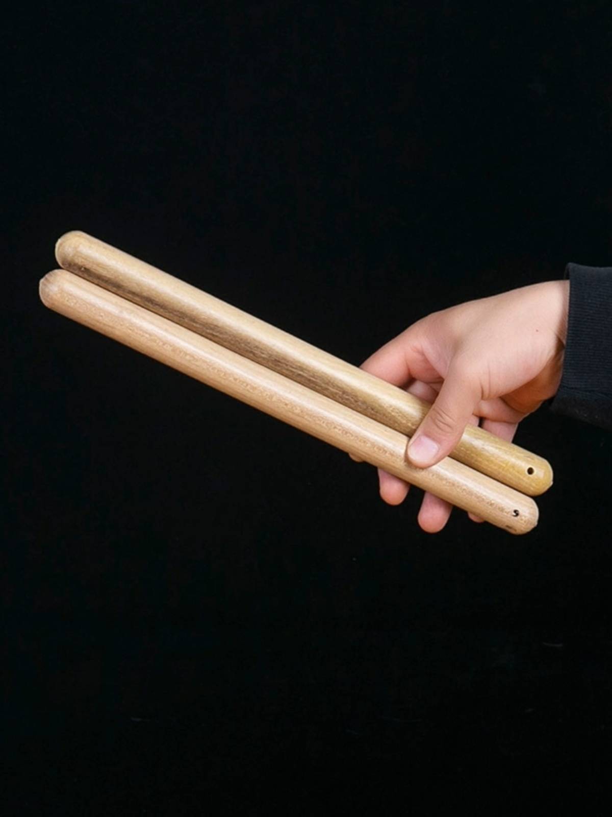 Dance rhythm seven color stick big drum drum solid wood drums, beylum children's waist drum stick, locust, red silk color drumstick
