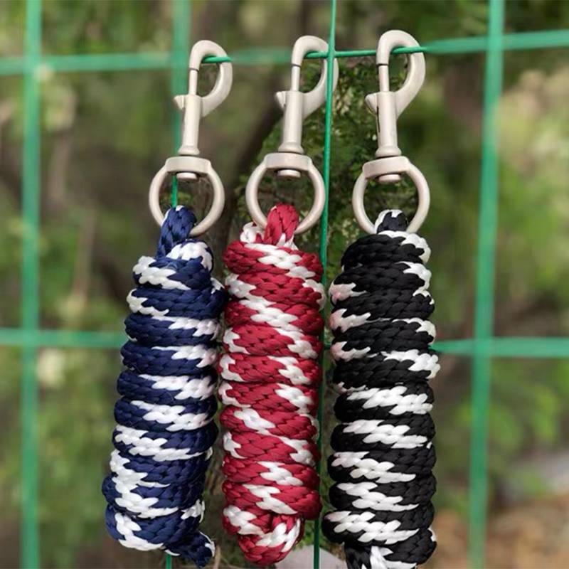 Hand -woven horse dog traction Lama rope S Sorma cage head accessories reins horses steel rope and horses handling rope special