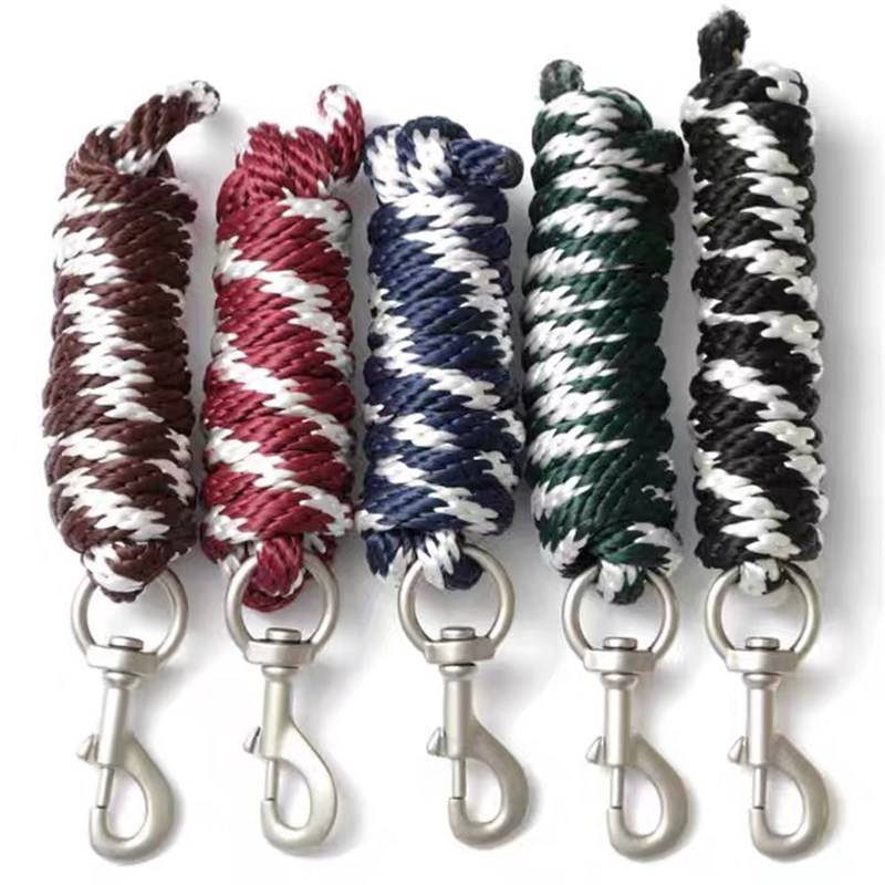 Hand -woven horse dog traction Lama rope S Sorma cage head accessories reins horses steel rope and horses handling rope special