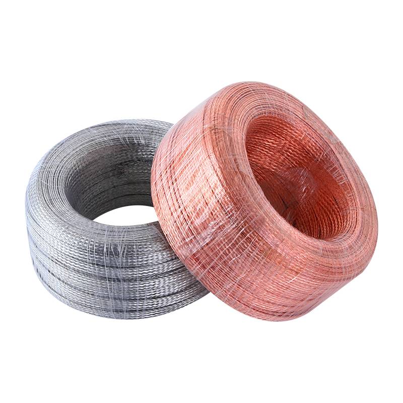The copper-weaving belt is softly connected to the ground-wire wiring line of 25 squares of tin platinum platinum platinum
