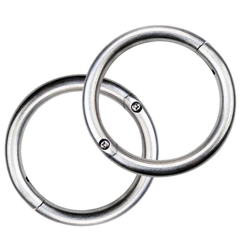 Metal oxen nose ring oxen nose pull tool refined carbon steel oxen nose loop round-penetrating oxen tie