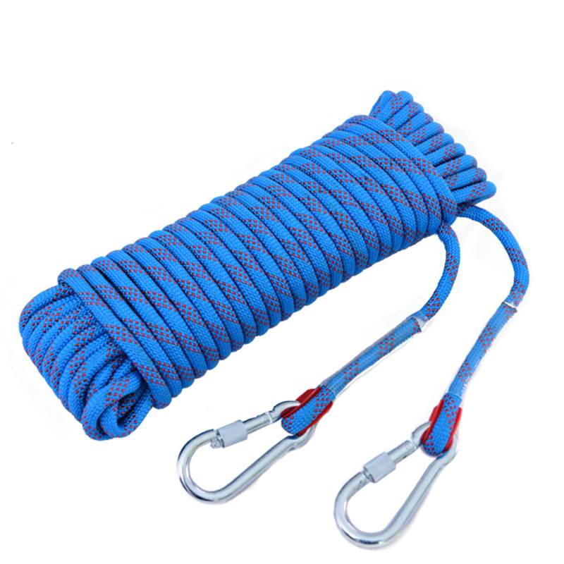 Outdoor safety rescue rope lendent rope emergency life rope resistance climbing speed drops can be customized as steel wire core