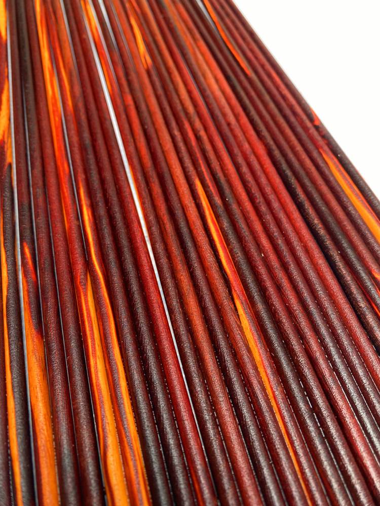Katan round wood stick sweater needle ring needle semi -finished bird cage handmade needle straight needle wood needle DIY rosewood stick