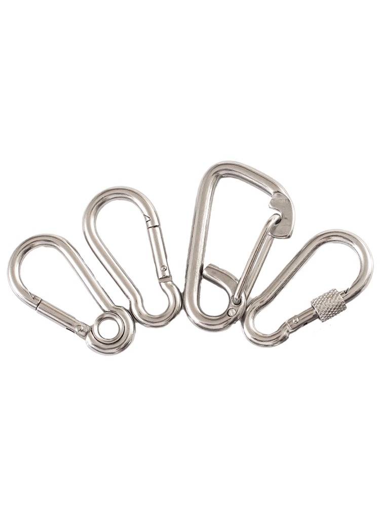 304 Stainless Steel Express Connect Spring Deducting Mountaineering Insurance Security Deduction Chain Ringzo Lock Connect Connect