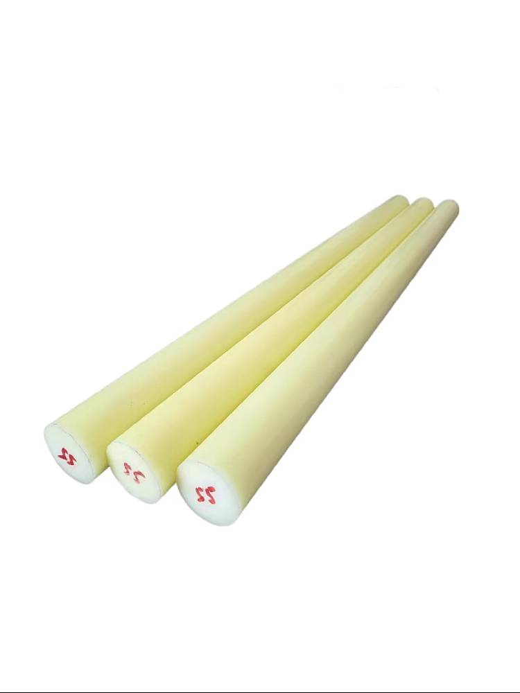 Nylon stick solid cylindrical MC beige beige beige high -strength PA66 large diameter cylindrical plastic rod processing