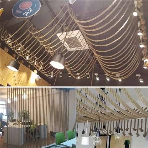 Rough hemp ropes Fine rope wear -resistant and tied rope Jackiers Decoration product hemp rope training rope climbing rope pull rope