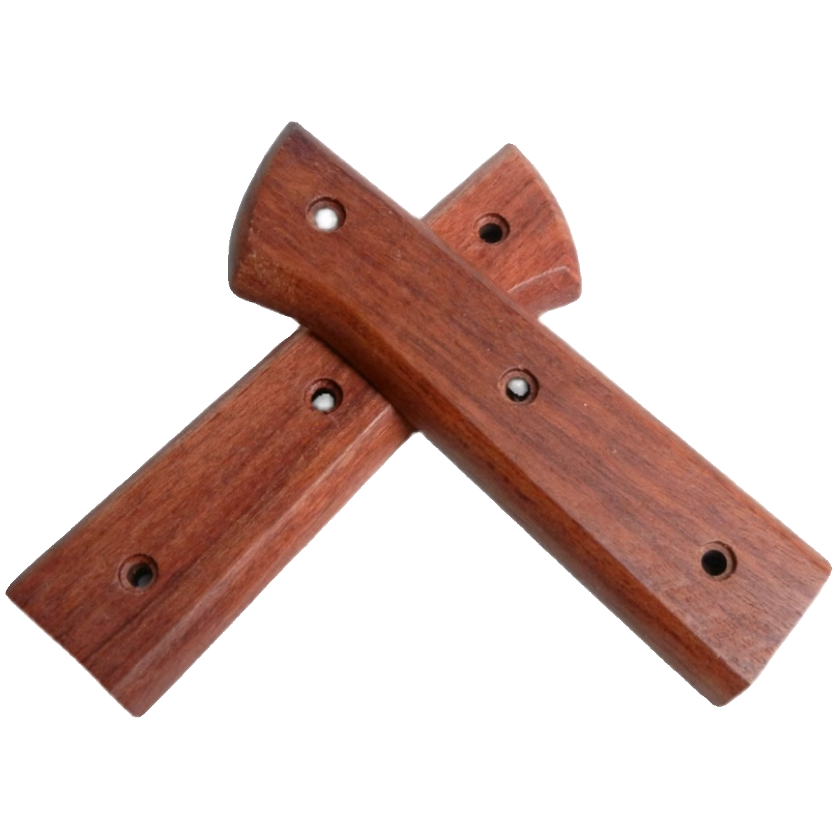 Hardwood pear kitchen knife puts 2 solid wood knife handle in the house with old knife replace the handle durable rivet collection