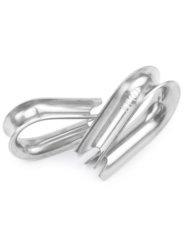 304 stainless steel sleeve boasting chicken heart ring triangular wire rope protection ring sheep eye steel wire M2-M32
