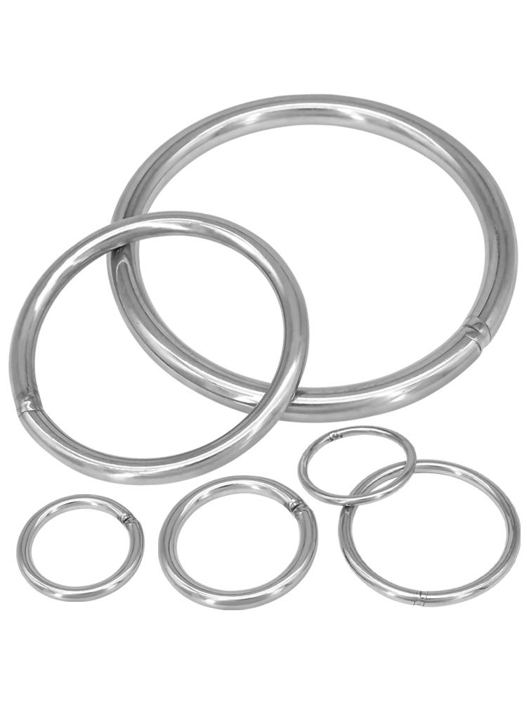 304 Stainless Steel Circle Ring Ring Round Welding Ring Real Conditioning Ring steel ring yoga connecting ring pull handle steel ring