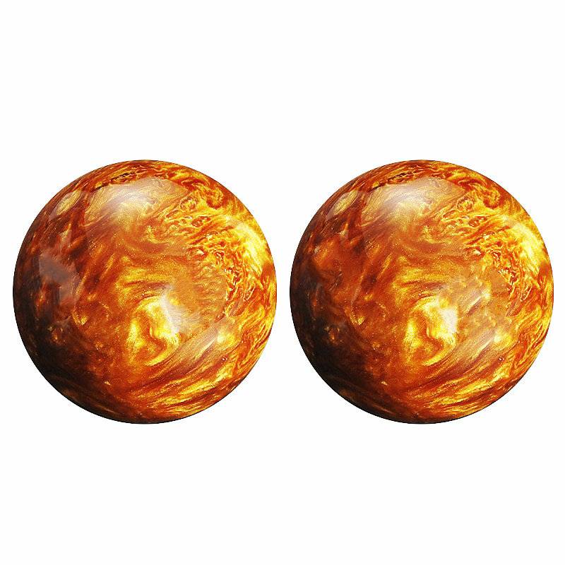 Jade handball health ball elderly fitness ball solid wood health massage ball exercise rehabilitation solid health handball a pair