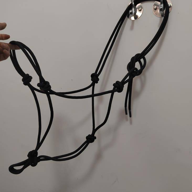 Nylon rope horses leading the leader of the head and hand -woven faucet