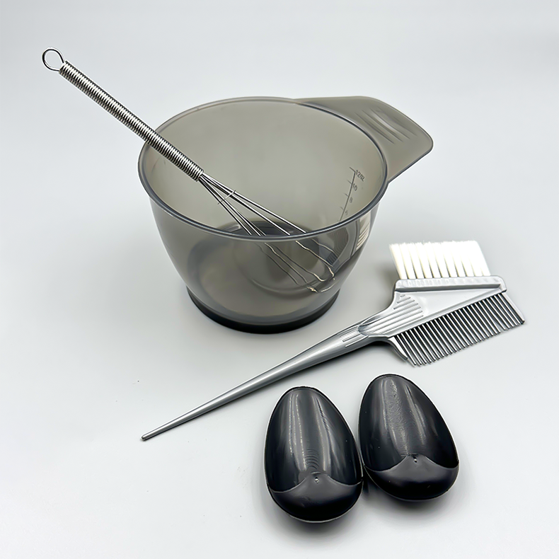 Hair dyeing tools Furnishing set full set of hair dye comb, hair dye bowl dyeing and hair dyeing shawl ear hood, oil comb, hair combed