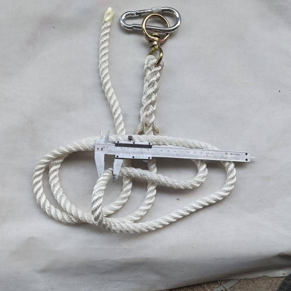 Tieye rope, horses, horses, horses, cow reins tie sheep ropes, thickened wear -resistant woven ropes to edit cattle cage rope