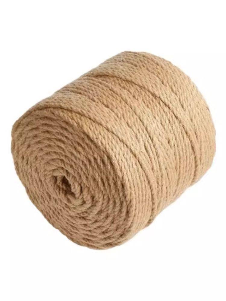 Thin -thin hemp rope wholesale DIY handmade woven rope water pipe decorative rope photo wall cat grab rope climbing rope