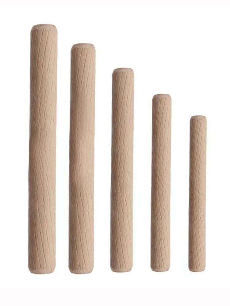 Roundwood Xiaoming Wooden Stick Solid Wooden Solid Wooden Tips Wooden Term Stick Wooden Nail Wedding Cabinet Connection