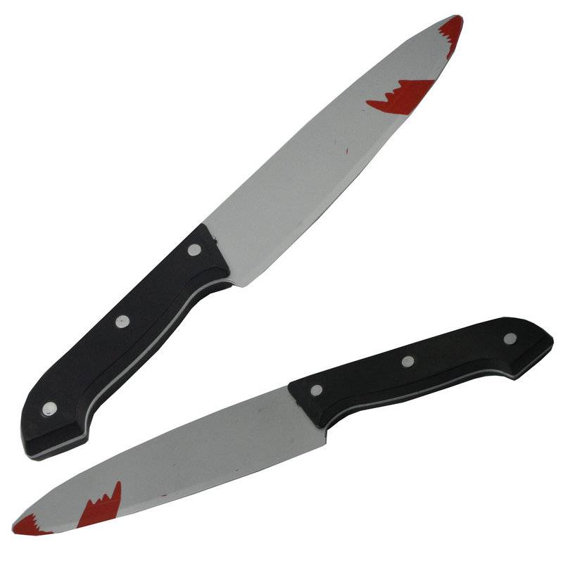 Halloween props terrorist blood sharp knife holiday performance plastic simulation weapon ax sawing fake karka machete