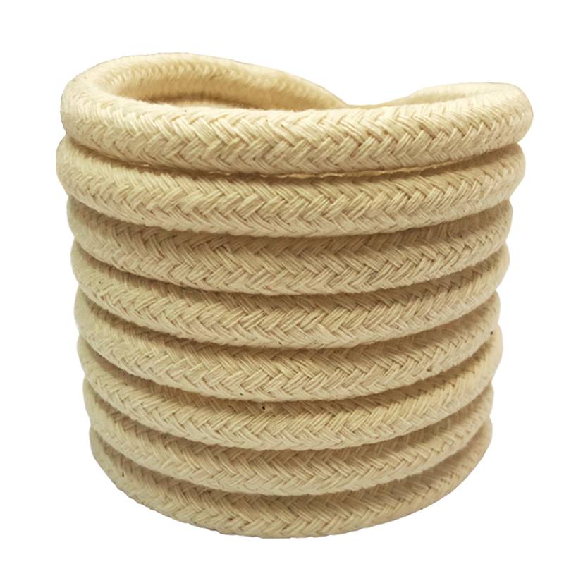 Retro lighter cotton movement/2mm/8mm/solid rope round cotton rope/Ben white/bundle rope/environmental protection pure cotton
