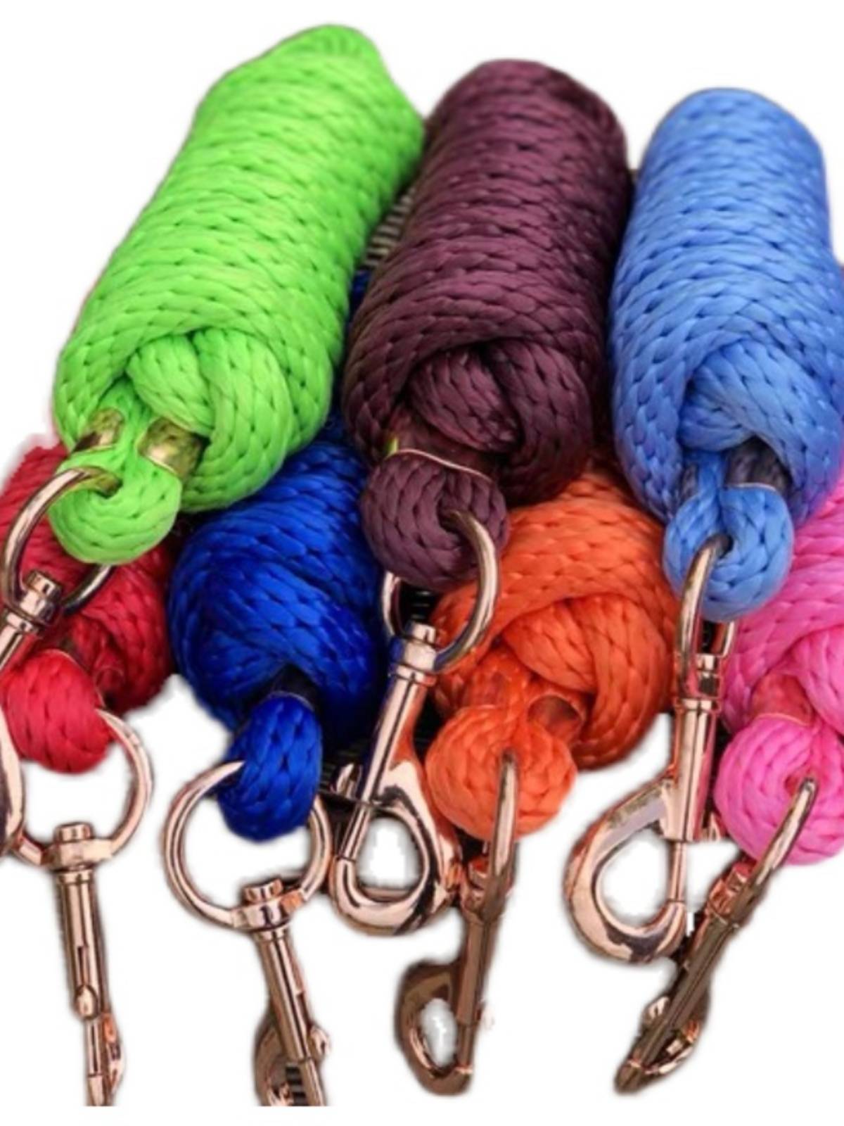 Hand -woven equestrian traction La Molf Soda Tau Tau Tauch -tap The rein horses steel rope Put a dog rope special hook