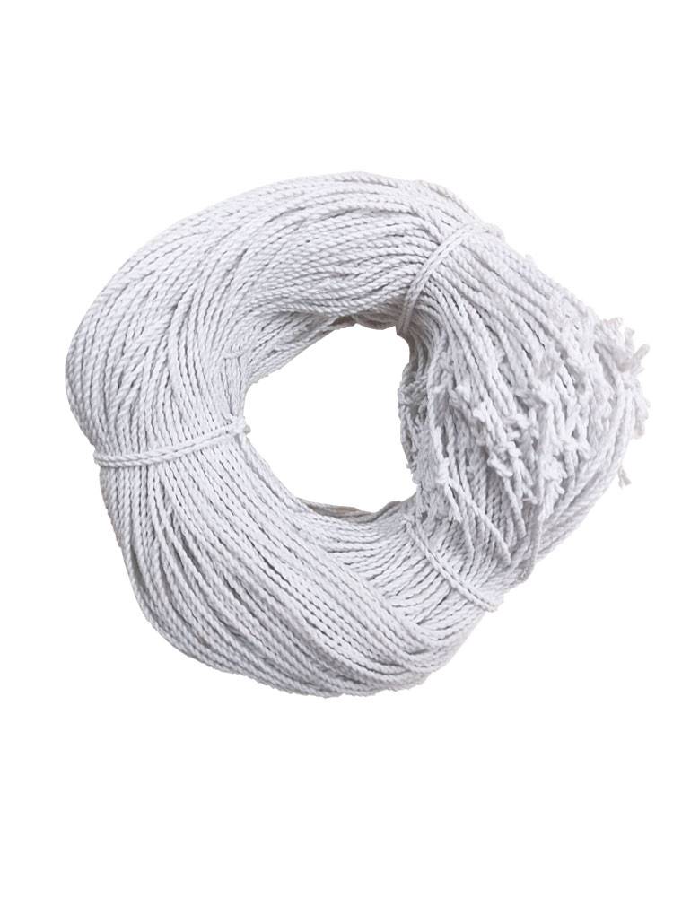 White cotton rope hanging sausage bacon special rope cotton wire has been knotted pork feet sausage sausage duck legs wax flavor hemp rope coil