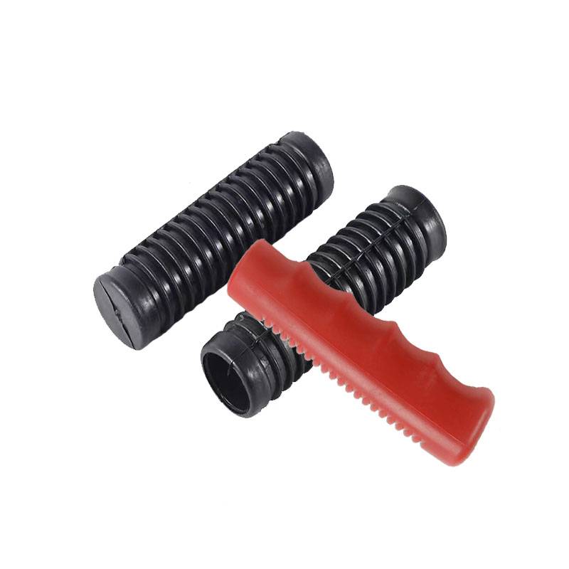 A pore -pores rubber long handle cover PVC anti -slip Agricultural machinery thick rubber case round pipe environmental protection big handle