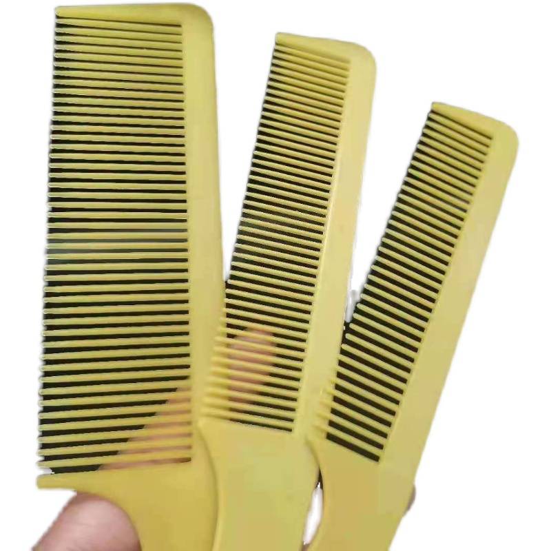 Barber shop dedicated old -fashioned flat -headed combat combing combed ultra -thin ultra -hard static inch -headed wood comb hair salon hair salon
