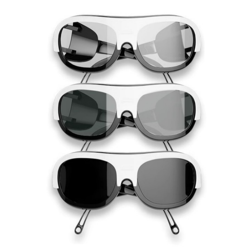Welding glasses welders dedicated radiation protection flat light transparent glass anti -eye anti -strong light sunglasses care mirror