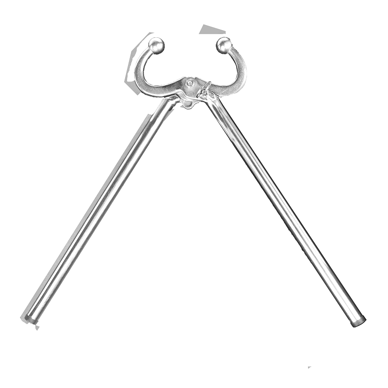 Long-stamped steel cow nosecracker, cow nose ring, cow-nose ring clamp, cow-nose nostrils for cattle-raising plant