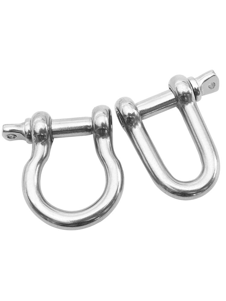 304 stainless steel D type/bow type unloading extended insurance unloading steel wire chain chain connecting M4-M38