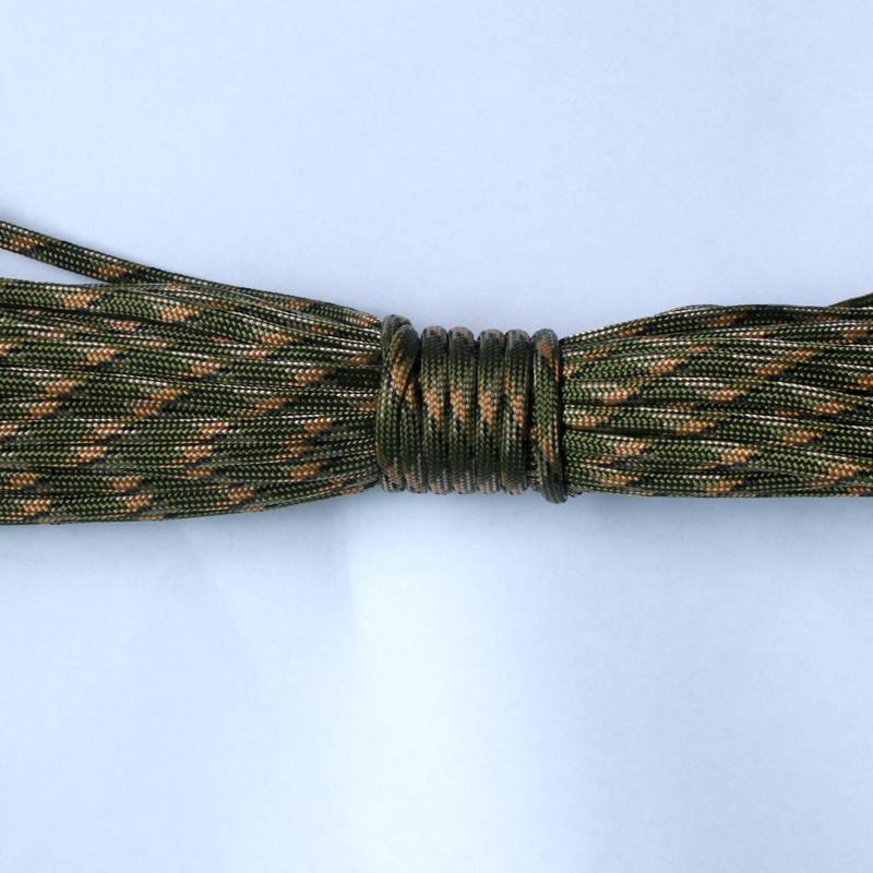 Military regulations 7 7 -core umbrella ropes can customize length wrapped woven bracelet ropes 31 meters 4 mm diameter parachugglers