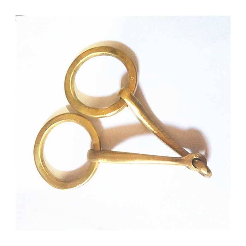 Pure copper handle horses, pure copper horses, bronze horse chewed, H -shaped pure copper horse chew horses, horses, horses